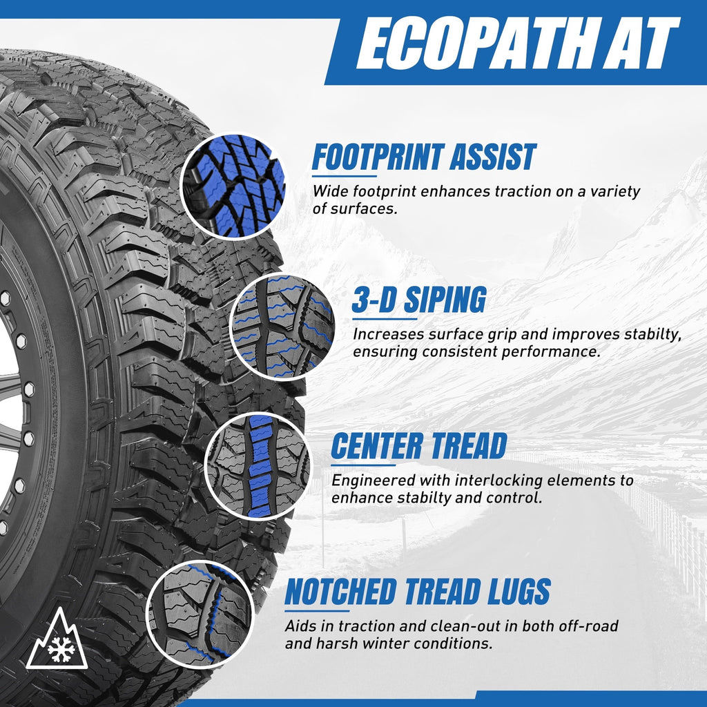 Travelstar Ecopath A/T 265/65R18 114H All Terrain SUV 265/65 R18 All Season Tire（No Rim）