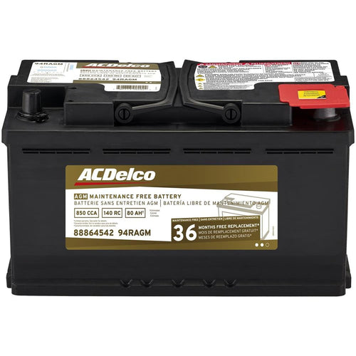 ACDelco 94RAGM BCI Group 94R AGM Automotive Battery
