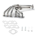 FUDA Exhaust Header for 1993-1998 Toyota Supra 3.0L Non-Turbo, Polished, 1 Pack