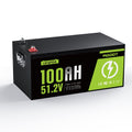 Lifepo4 Battery 100Ah 48V Lithium Golf Cart Battery 200A Smart BMS, 5.12kWh Capacity, 15000+ Cycles Deep Cycle, Perfect Golf Cart Batteries for Solar, RV and Off-Grid Use