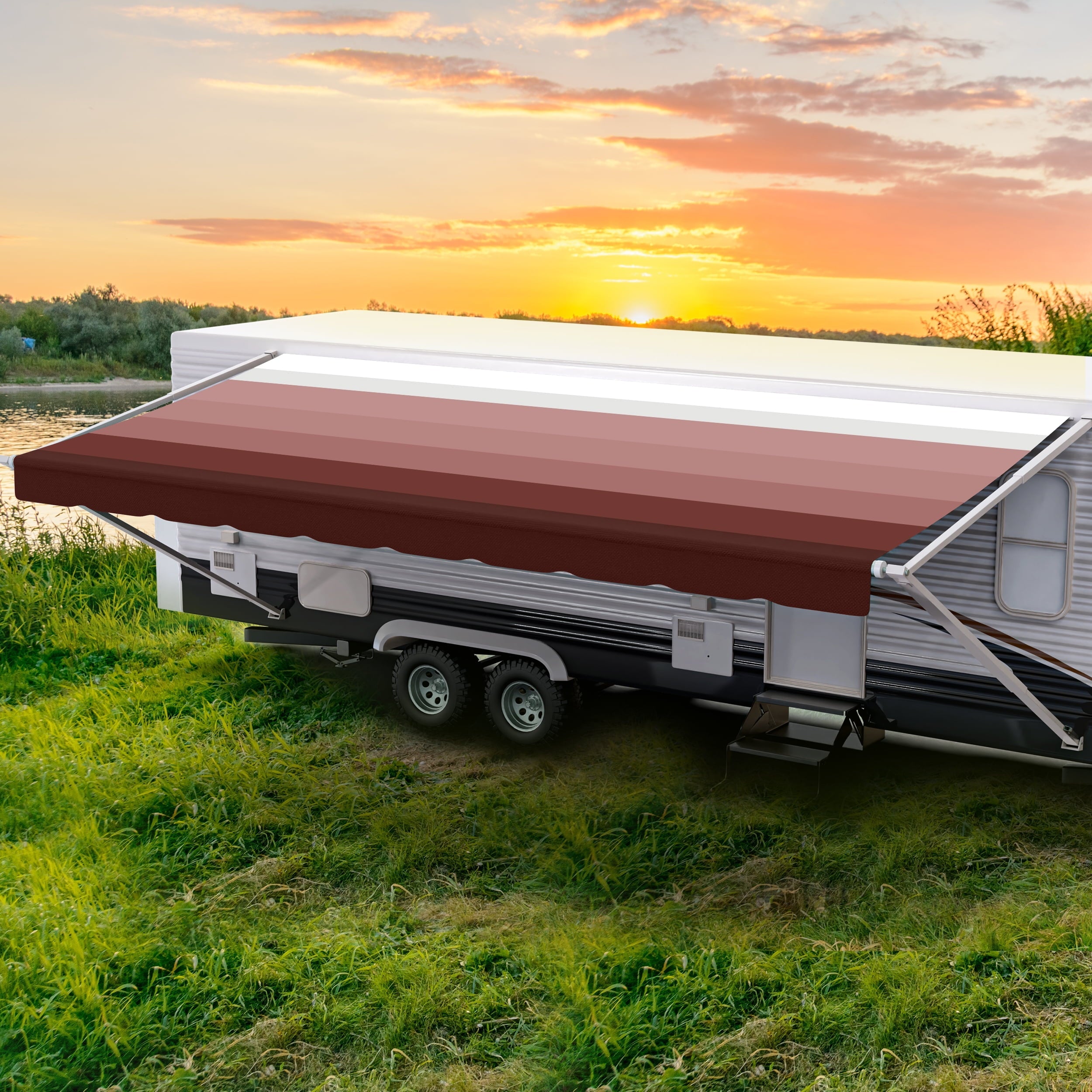 ShadePro Heavy Duty Vinyl RV Awning Fabric Replacement
