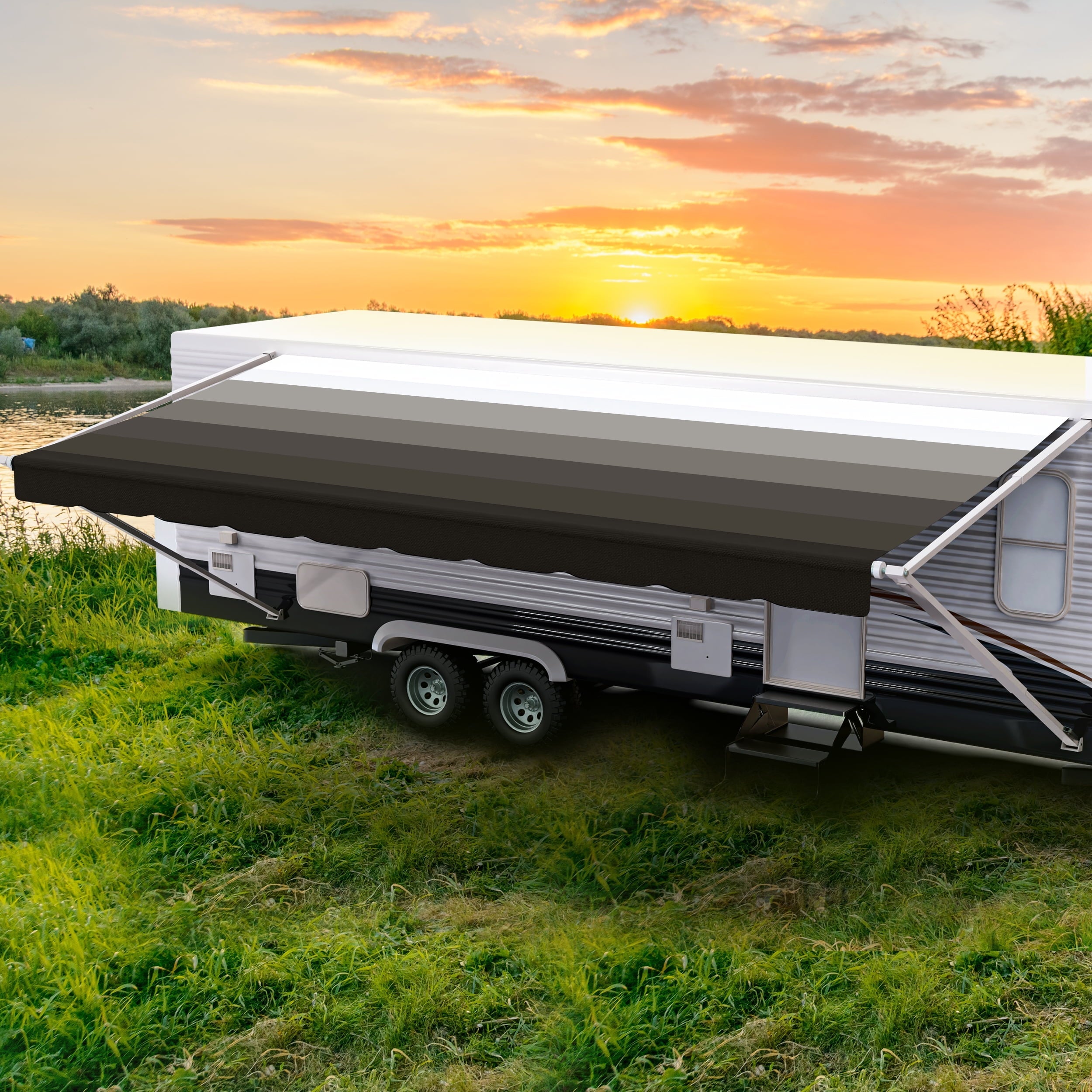 ShadePro Heavy Duty Vinyl RV Awning Fabric Replacement